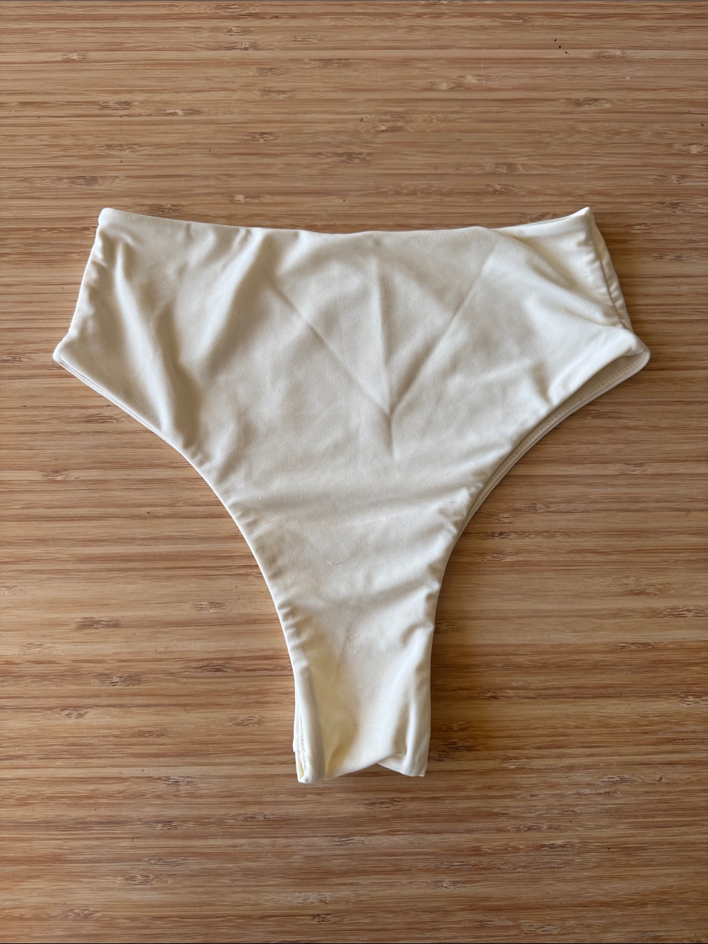 Mikoh Medium Swim Bottom In Ecru (Waikui Style)
